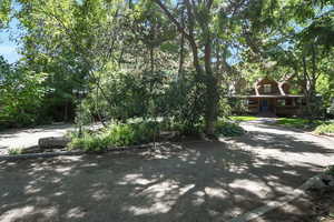 View of front of home with a porch