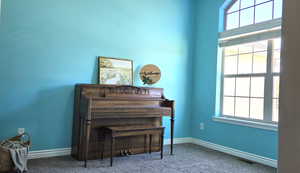 Front room with book shelves and large front window