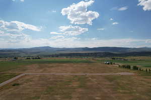 Mountain view featuring a rural view