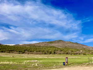 View of mountain feature featuring a rural view