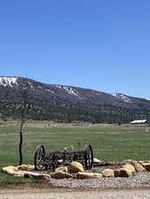 View of mountain feature with a rural view