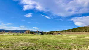 Mountain view with a rural view