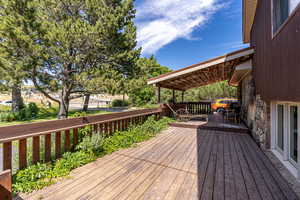 Amazing covered and uncovered front deck!