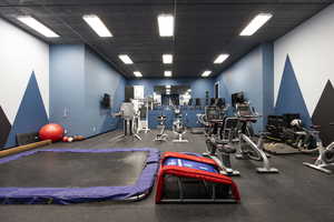 View of exercise room