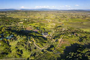 Drone / aerial view of mountains