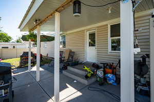 View of patio