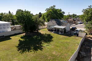 View of yard featuring a patio