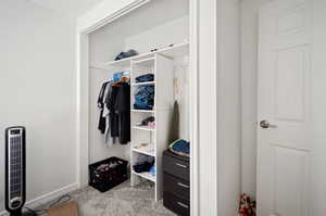 View of closet