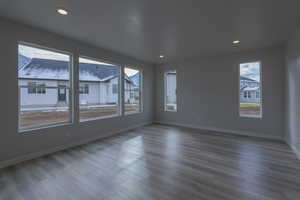 Great Room *Photo of like floorplan with similar finishes, options may vary*