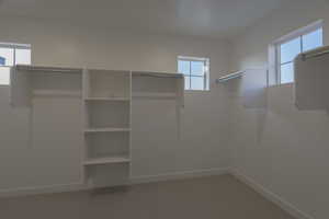 Primary Closet *Photo of like floorplan with similar finishes, options may vary*