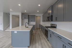 Kitchen with Greyhound Cabinets *Photo of like floorplan with similar finishes, options may vary*