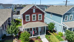 View of rear view of property