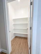 View of closet