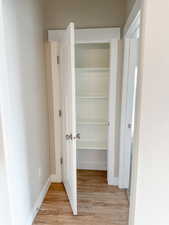 View of closet