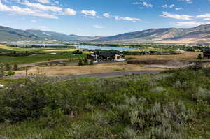 View of Snowbasin Reservoir and the Ogden Valley