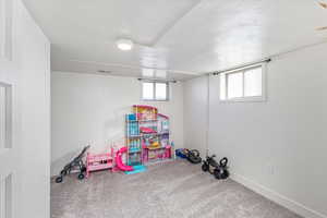 Bedroom with carpet flooring and plenty of natural light