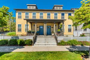 View of front facade featuring a porch