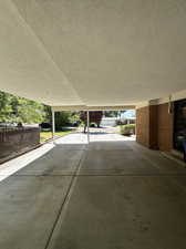 Carports and driveway