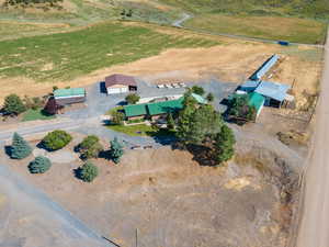 Drone / aerial view featuring a rural view