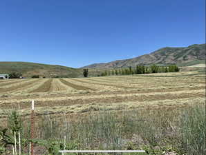 Mountain view with a rural view