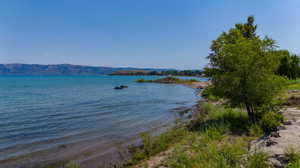 Property view of water featuring a mountain view