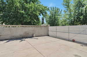 View of patio