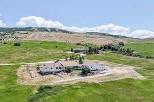 Over head view back of home