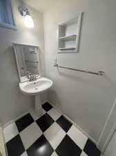 3/4 Bathroom with shower downstairs