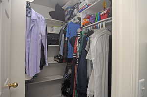 View of spacious closet