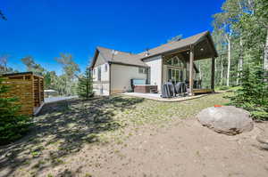 Exterior space with a patio