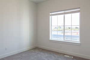 View of carpeted Bedroom #2 room