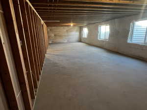 View of basement