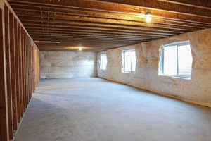 View of basement