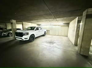 View of garage - 2 car garage - extra wide. Lots of extra storage