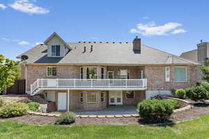 Rear view of house