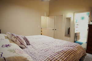 Sweeping Primary Bedroom with EnSuite, Vaulted Ceiling and Bay Window