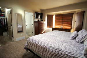 Sweeping Primary Bedroom with EnSuite, Vaulted Ceiling and Bay Window