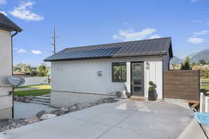 Poolhouse Front Door