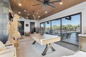 Poolhouse Living Room