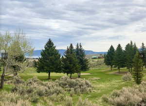 North facing view of golf course.