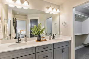 Primary Bathroom with vanity