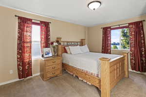 Top Floor, Large Primary Suite with en suite bathroom and walk-in closet, with Lake and Mountain Views