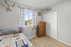 Top Floor, North Facing Guest bedroom with Lake and Mountain Views