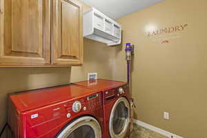 Top Floor Laundry room with additional storage