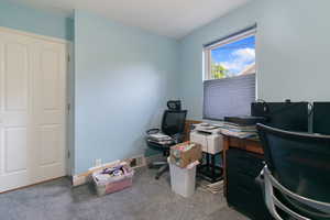 View of carpeted office