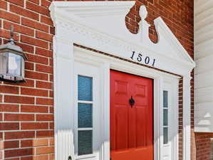 View of entrance to property