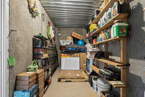 View of storage room