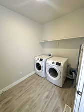 Washer & Dryer are included