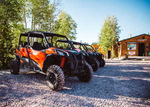 The busy UTV rentals.