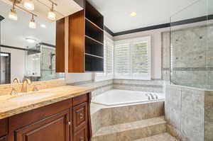 Master Bath jetted tub